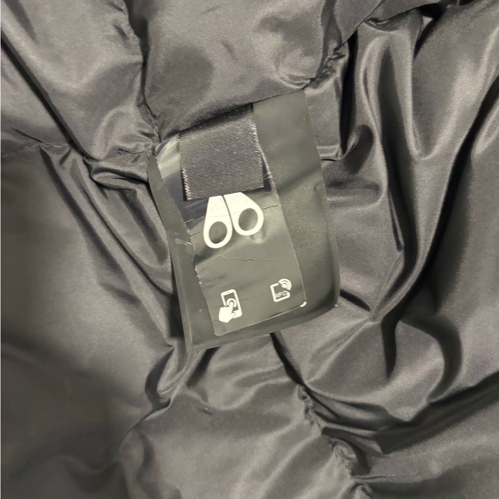Moose Knuckles Black Ski Jacket with Fur Hood - Picture 7 of 16